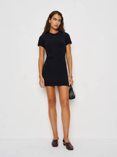 Sadie Cashmere Mini Dress - Black
