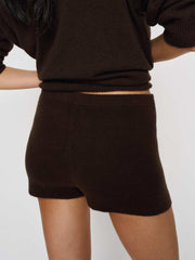 Effie Cashmere Micro Short - Mole
