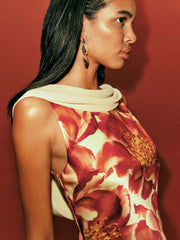 Jonelle Silk Dress - Summer Day