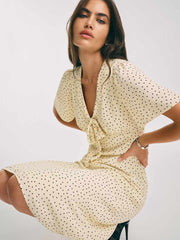 Tyra Dress - Salt And Pepper