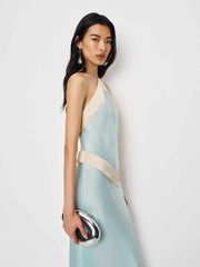 Jillian Silk Dress - Sea Glass