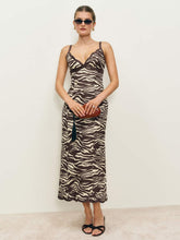 Sara Linen Dress - Stampede