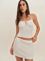 Emily Knit Skirt - Gossamer