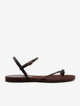 Oceane Flat Sandal - Espresso Suede