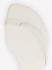 Oceane Flat Sandal - White Leather