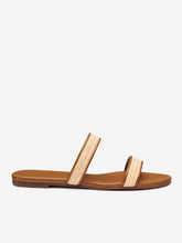 Lenora Flat Sandal - Natural Raffia