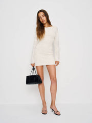 Ezra Knit Dress - White