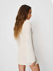 Ezra Knit Dress - White