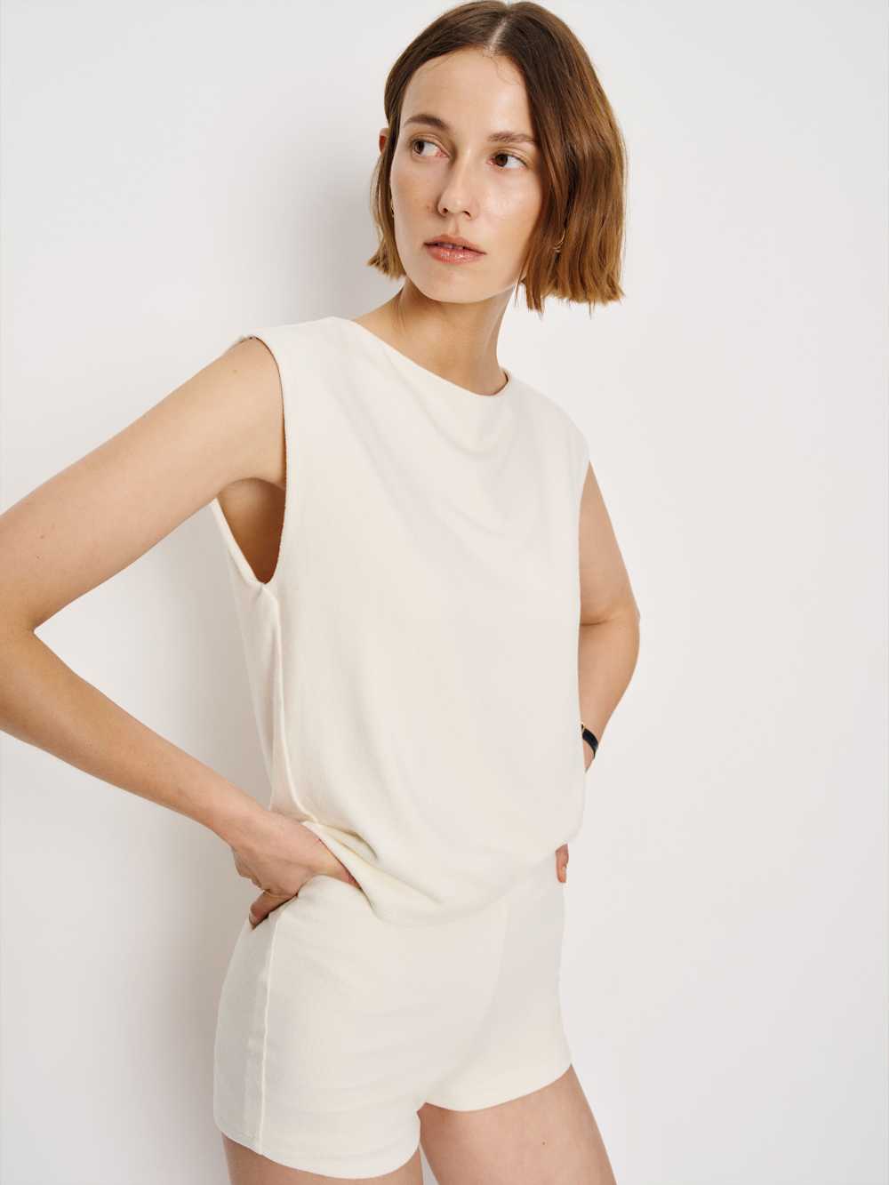Leo Knit Two Piece - Fior Di Latte