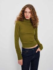 Jett Cashmere Turtleneck - Pear