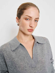 Westley Cashmere Polo - Husky