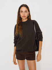 Fabian Regenerative Wool Crew - Espresso