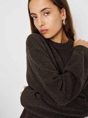 Fabian Regenerative Wool Crew - Espresso