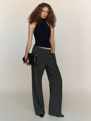 Leni Cashmere Halter - Black