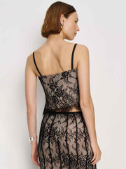 Tessi Top - Black Lace