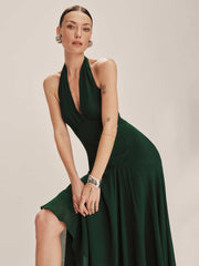 Petites Briony Dress - Forest