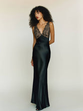Katty Silk Dress - Black
