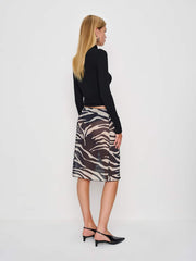 Brodie Sheer Knit Skirt - Bronco