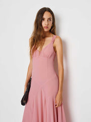 Narcissa Dress - Dusty Rose