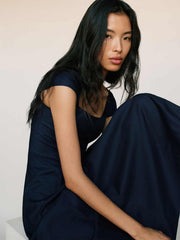 Harlie Dress - Navy