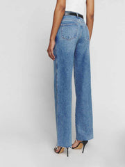 Val 90s Mid Rise Straight Long Jeans - Colorado