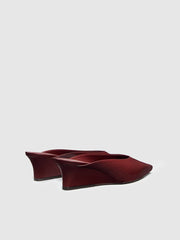 Marilyn Wedge Mule - Berry Jam Patent