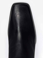 Claudette Ankle Boot - Black Leather