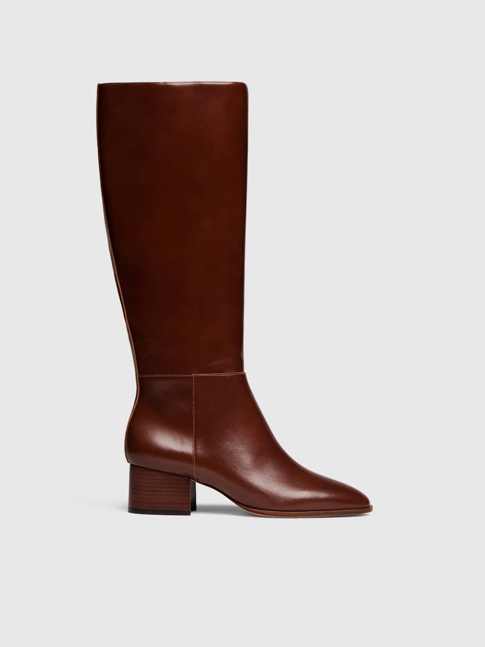 Gilly Knee Boot - Syrup Leather