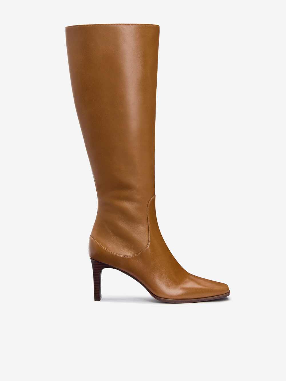Claudette Knee Boot - Toffee Leather