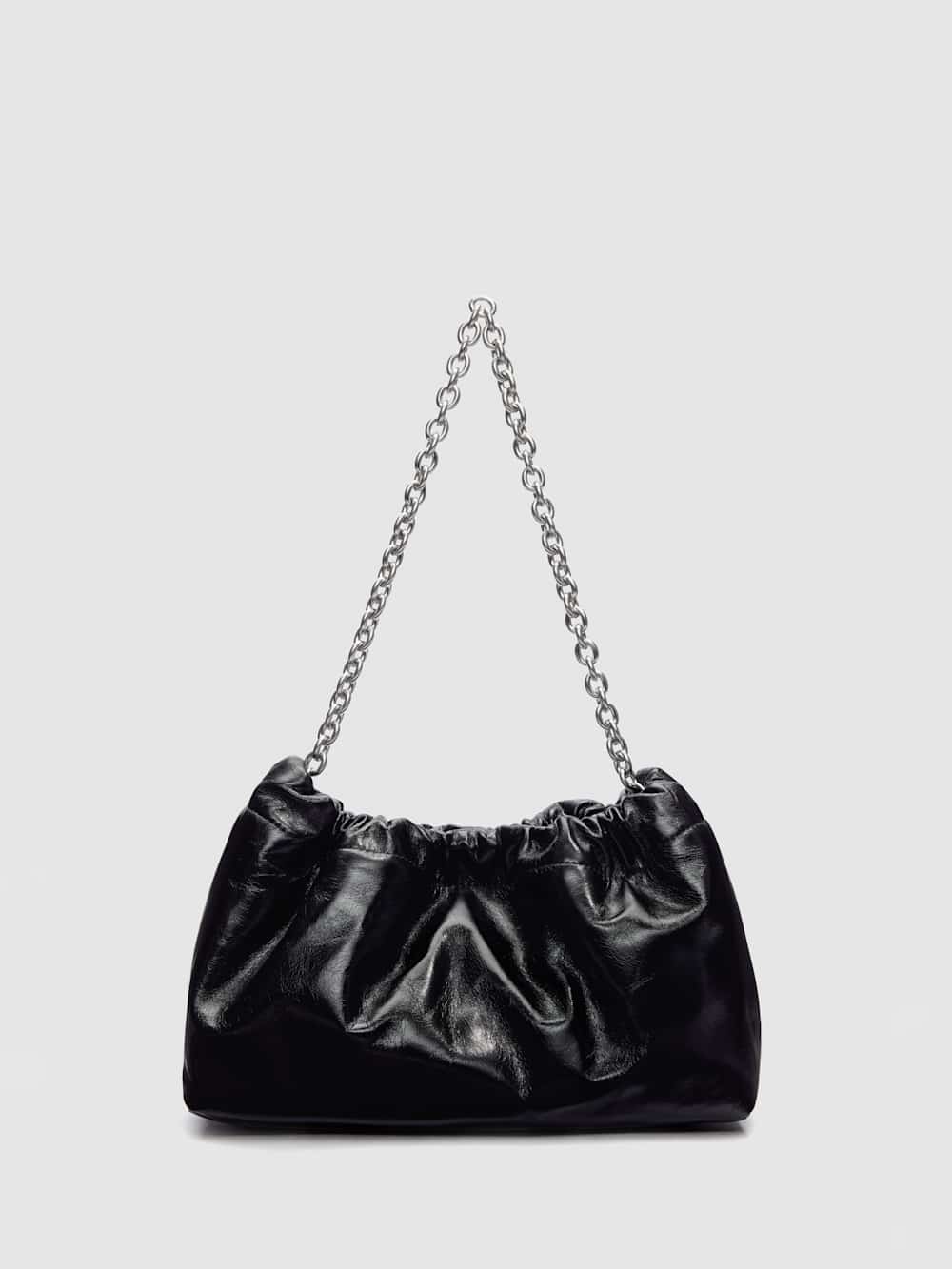 Dahlia Shoulder Bag - Black Leather