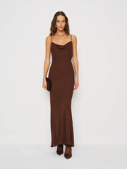 Drina Dress - Cafe