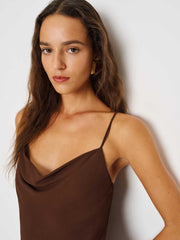 Drina Dress - Cafe