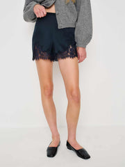 Inez Ballet Flat - Black Eel