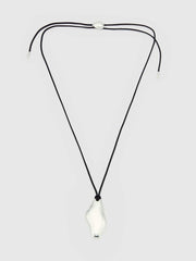 Carmel Necklace - Silver Black