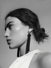 Dolores Tassel Earrings - Silver