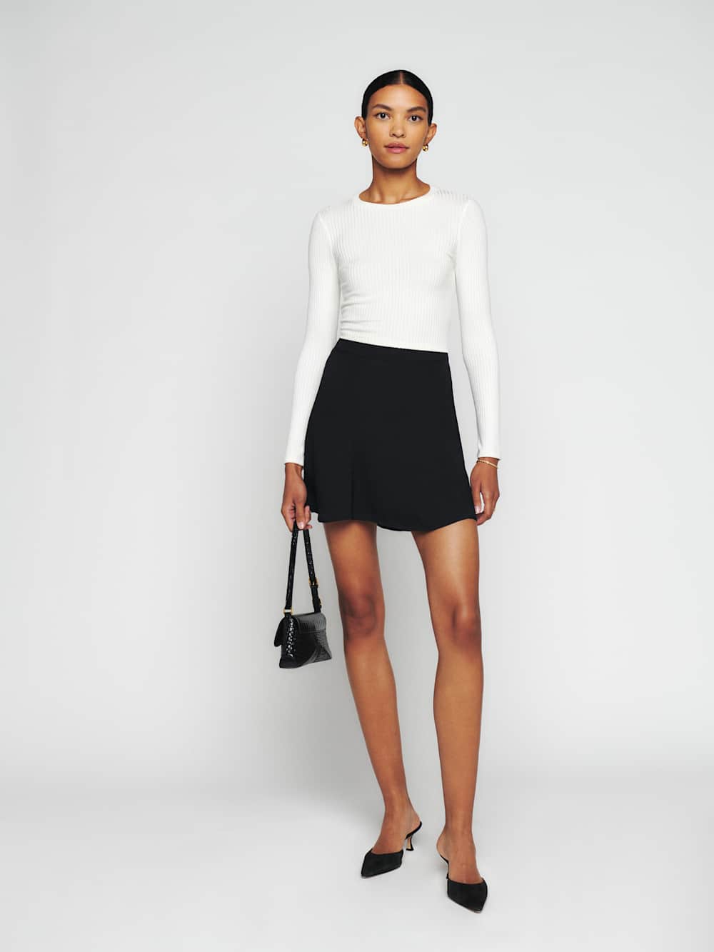 Flounce Skirt - Black