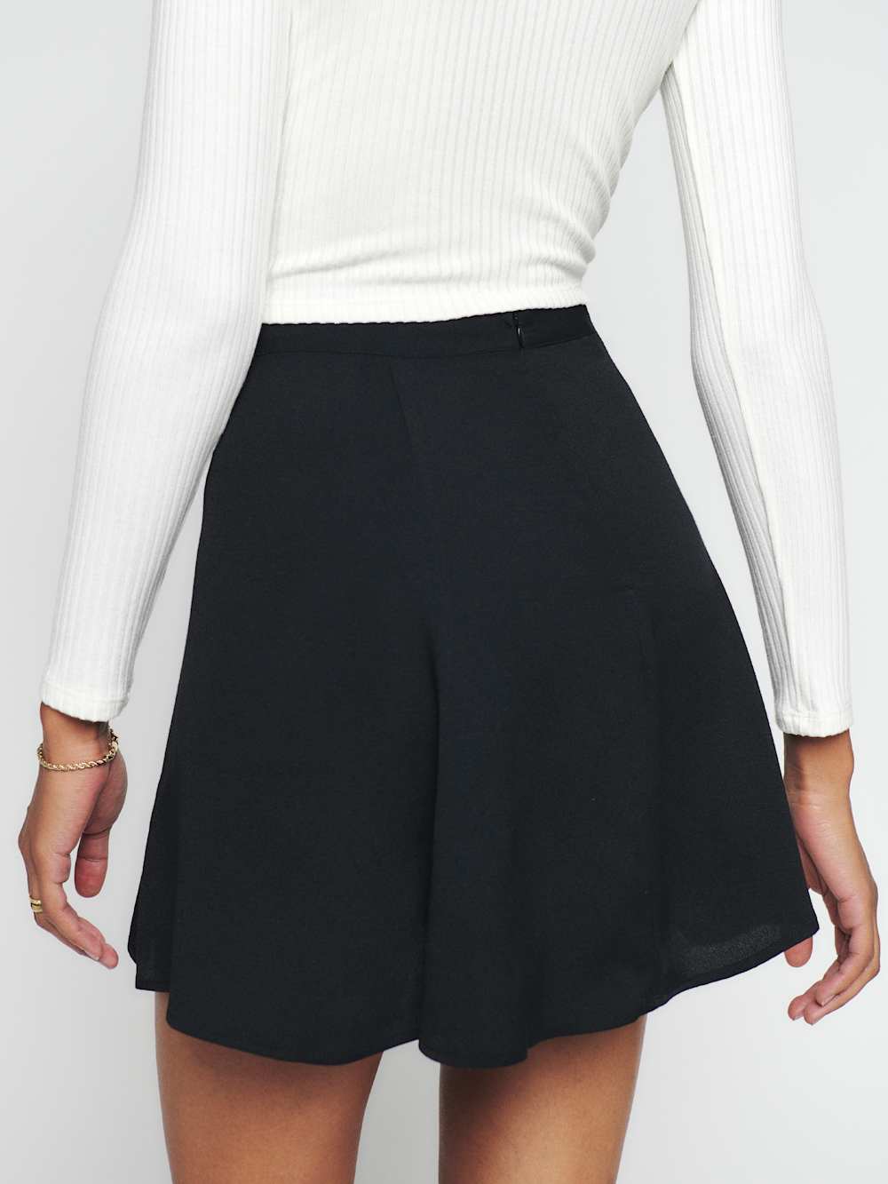 Flounce Skirt - Black