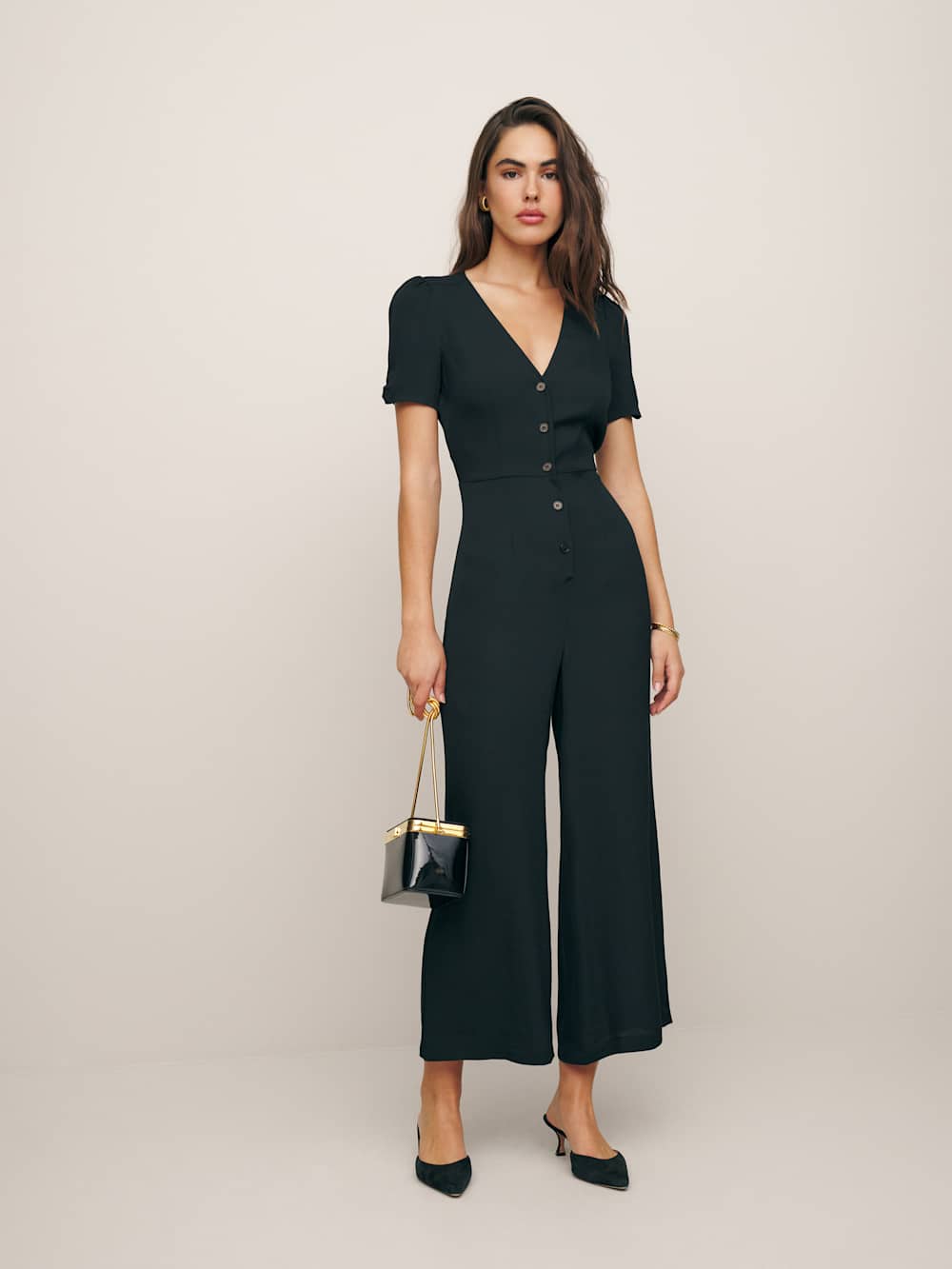 France Jumpsuit - Black