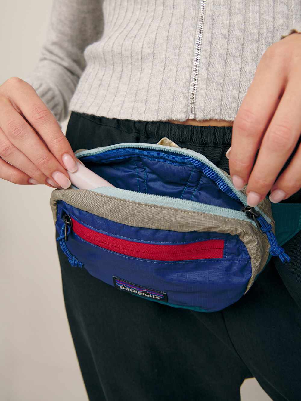 Patagonia Mini Hip Pack - Patchwork Belay Blue
