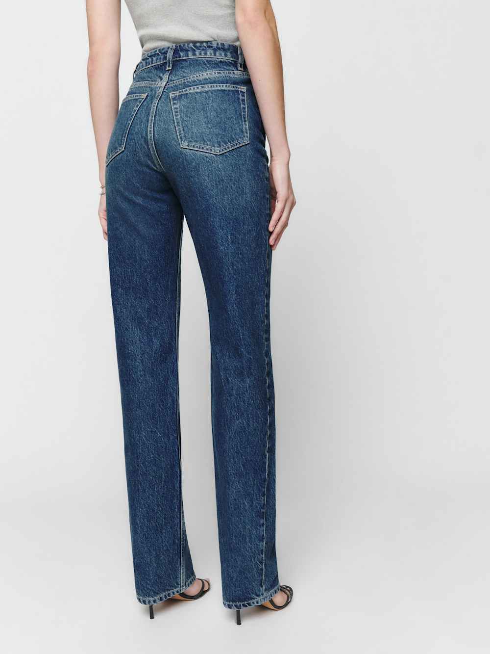 Cynthia High Rise Straight Jeans - Lanier
