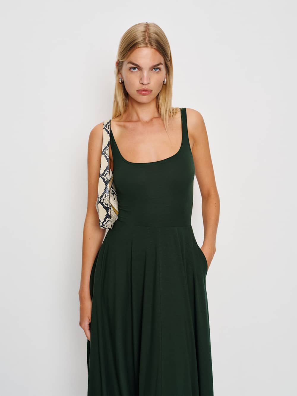 Rou Knit Dress - Forest