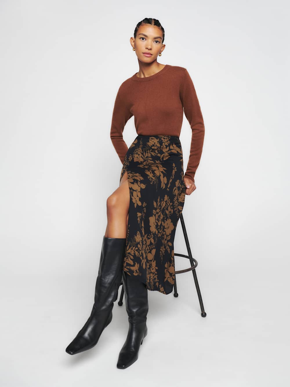 Zoe Skirt - Night Garden