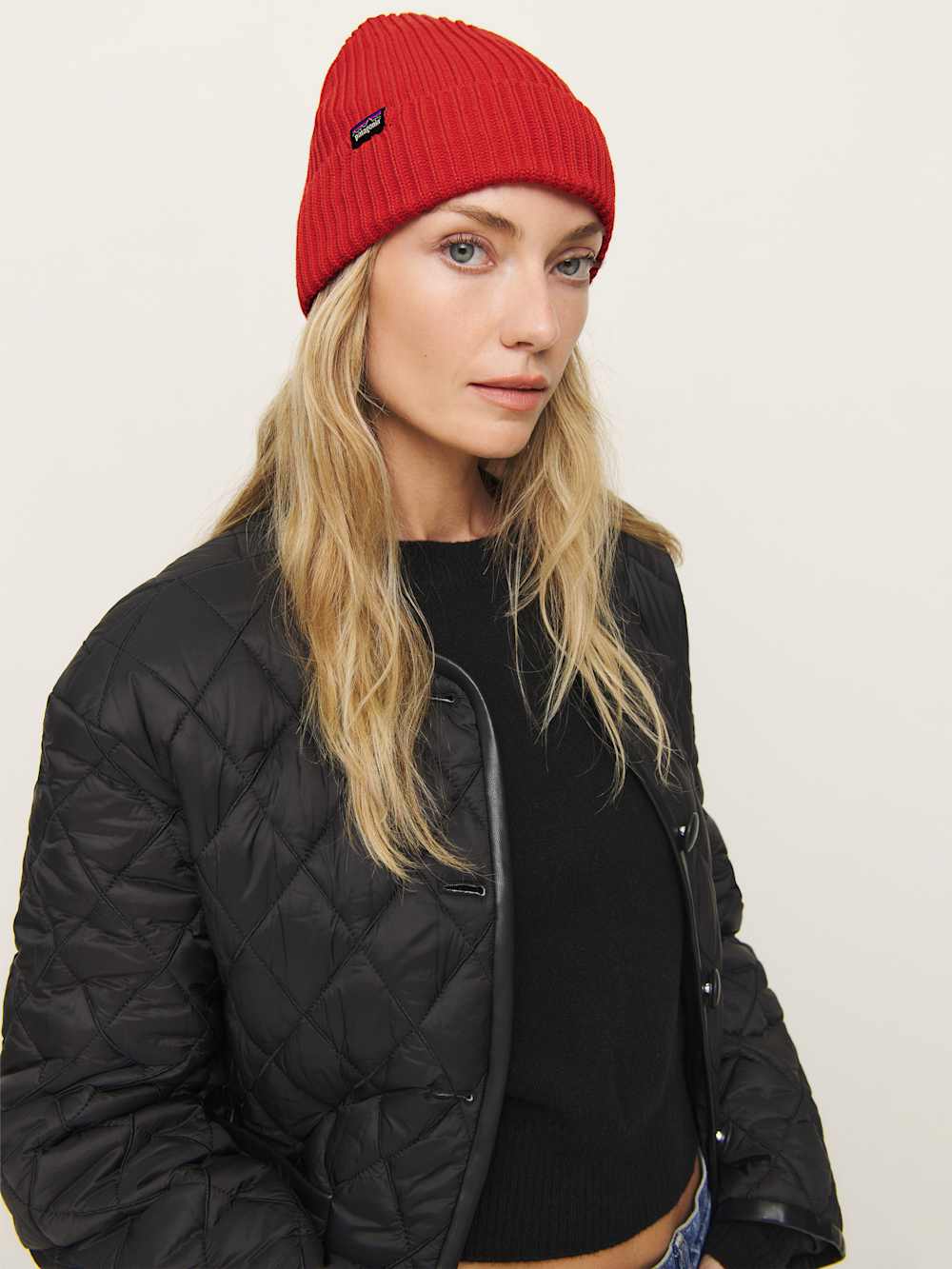 Patagonia Fisherman's Rolled Beanie - Madder Red