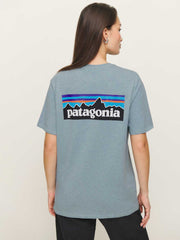 Patagonia Men's P-6 Logo Responsibili-tee - Thermal Blue