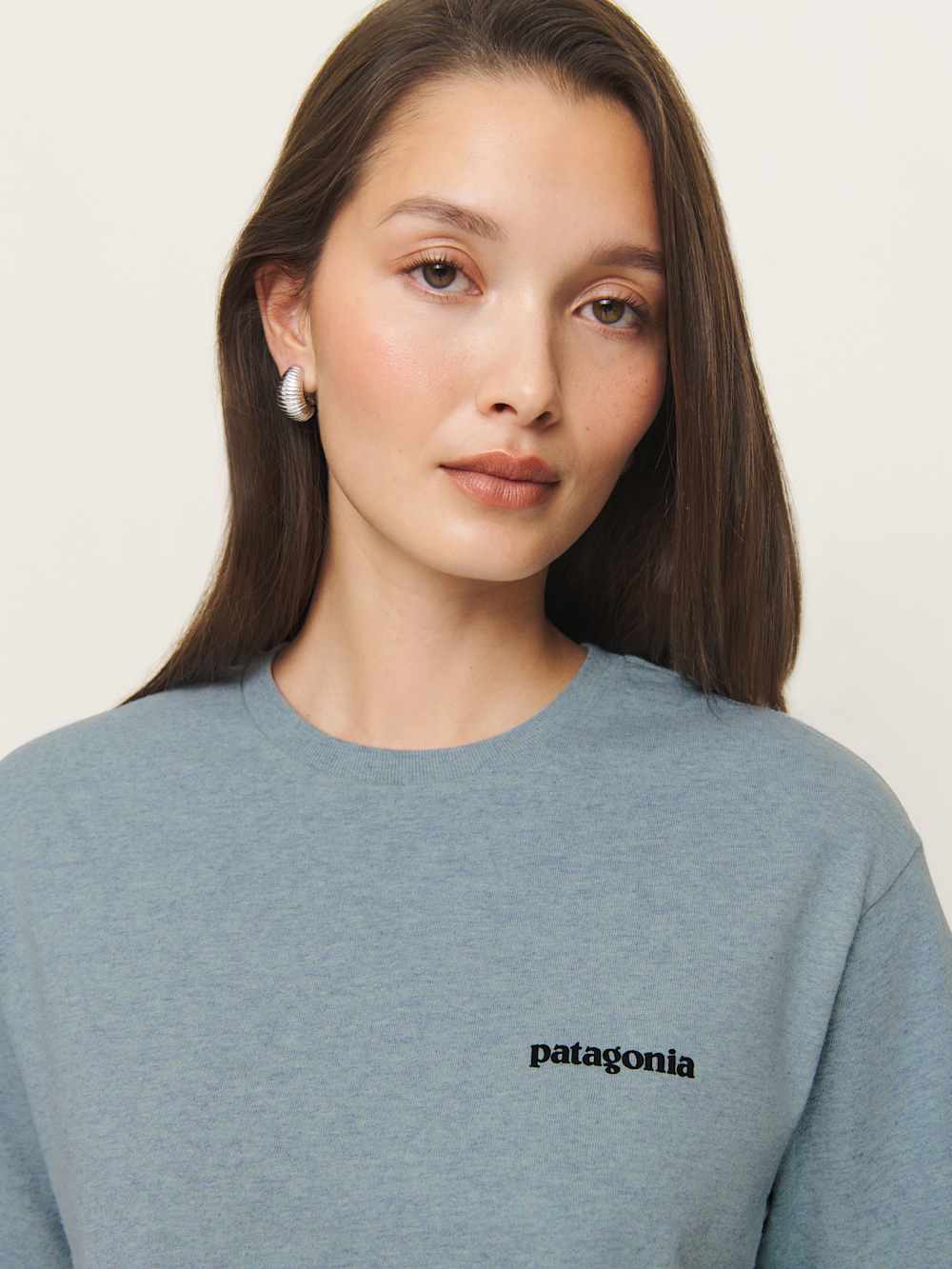 Patagonia Men's P-6 Logo Responsibili-tee - Thermal Blue