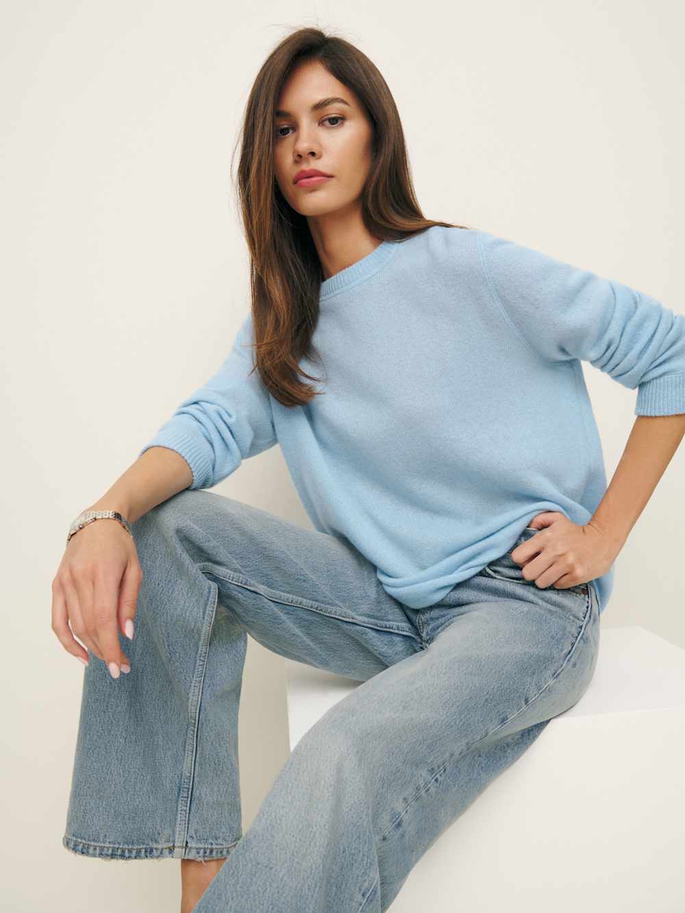 Cashmere Boyfriend Sweater - Bayou