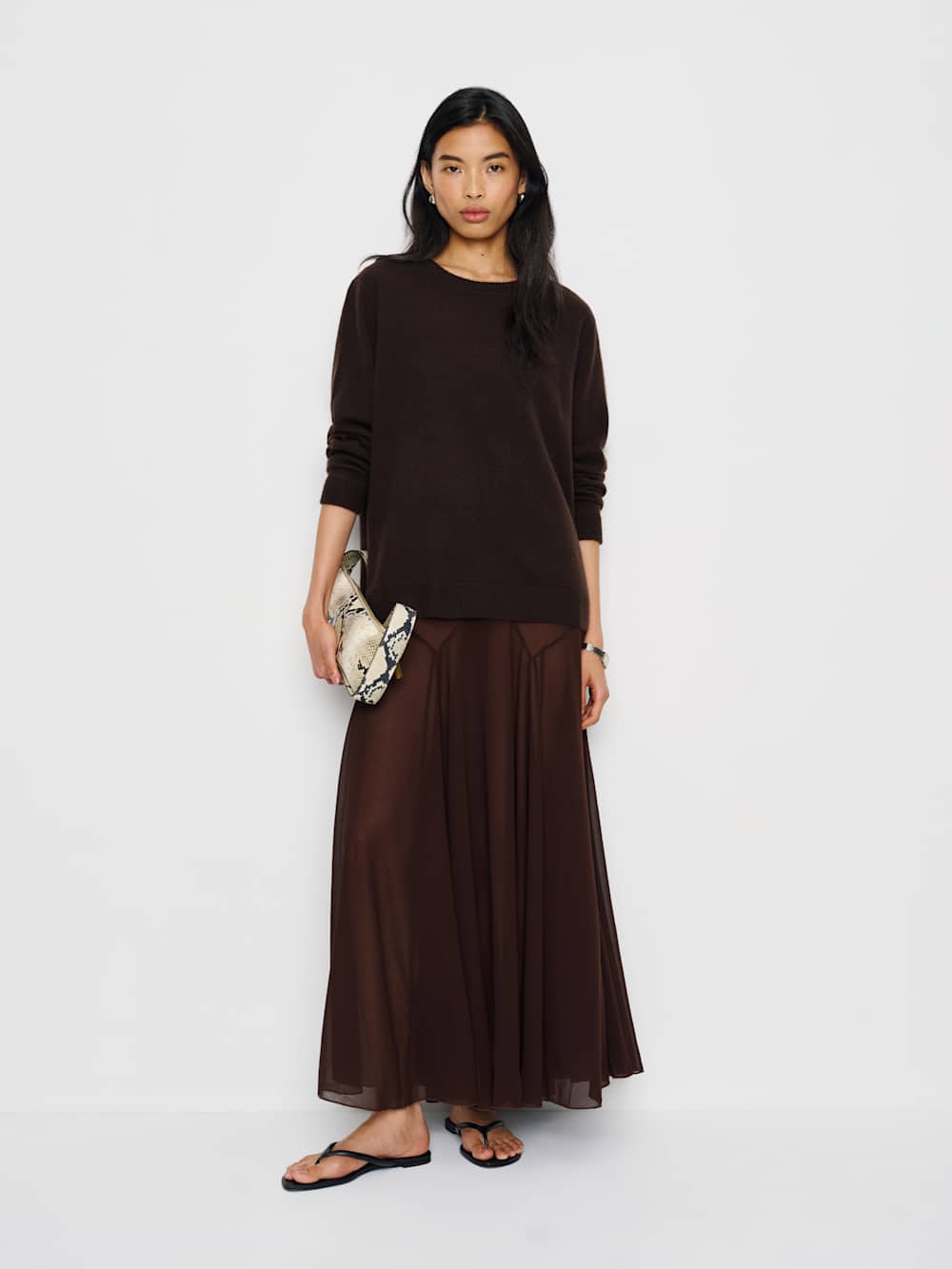 Cashmere Boyfriend Sweater - Mole