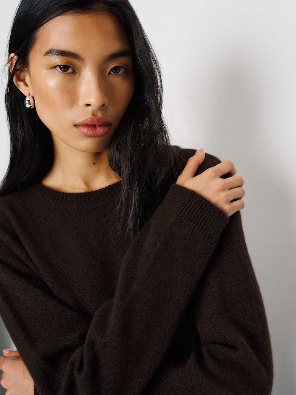 Cashmere Boyfriend Sweater - Mole