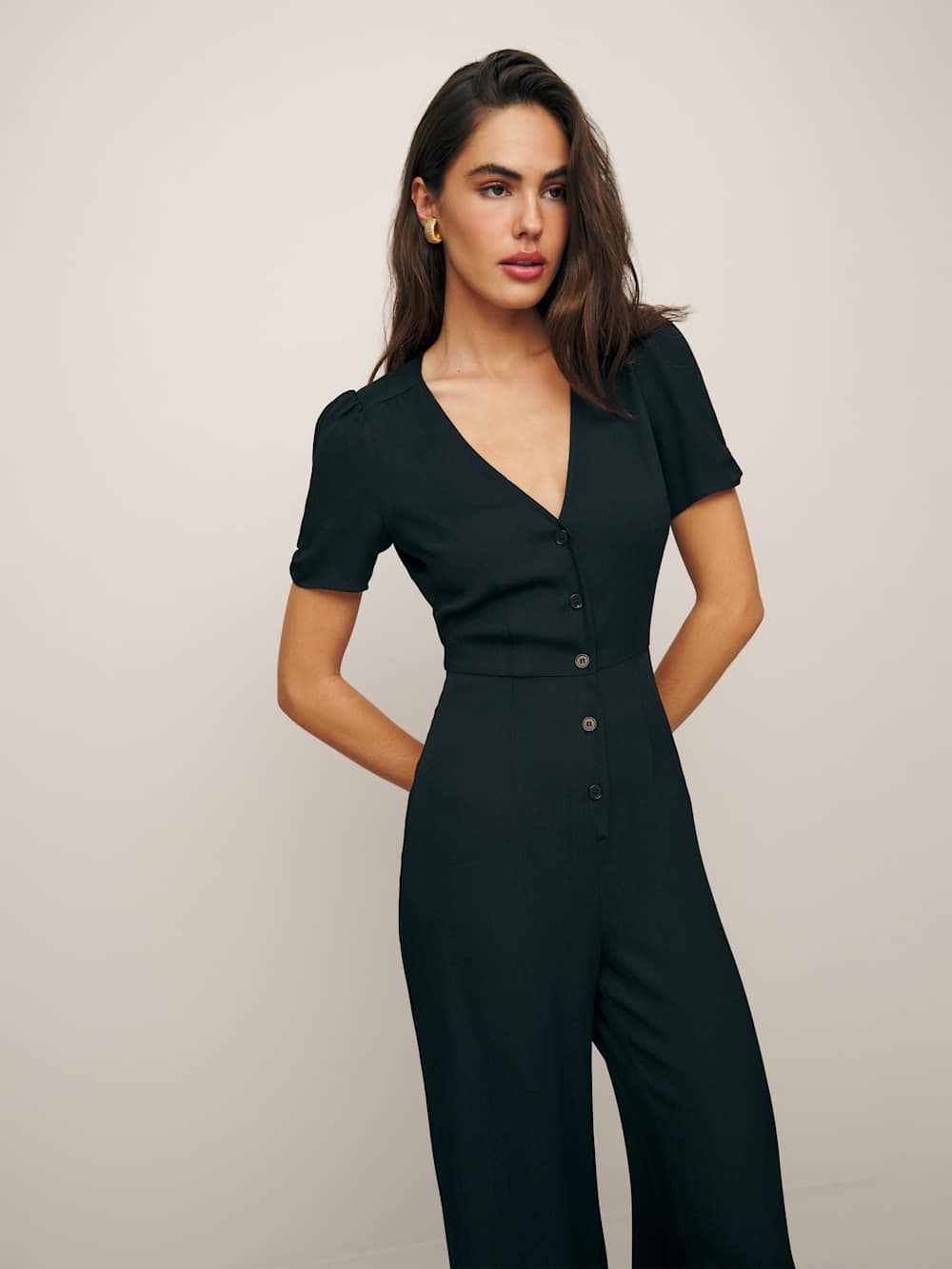 Petites France Jumpsuit - Black