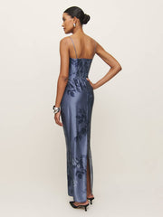Frankie Silk Dress - Trieste Border
